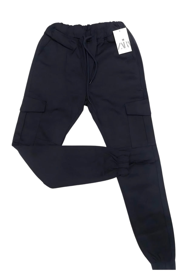 Black Six Pocket Cargo Trouser – Comfortable Everyday Wear